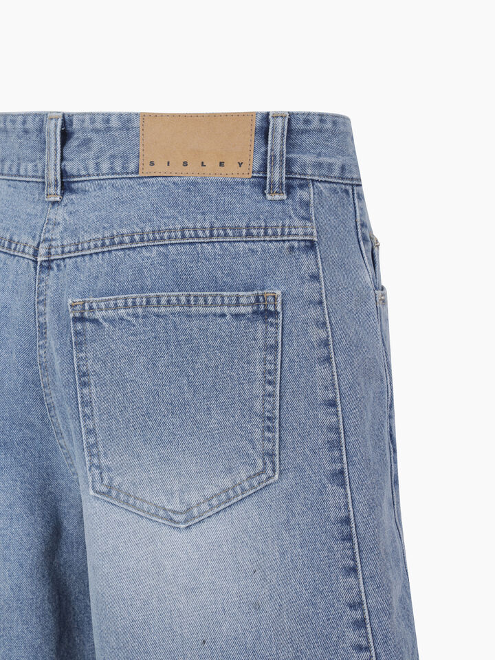 Blue jean bermudas - sisley k donna - Blau | Sisley K image number 4